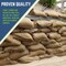 Durasack 14x26 Heavy Duty Burlap Sand Bags with Tie Strings, 5PK BU-1426-5PK - alternate 2